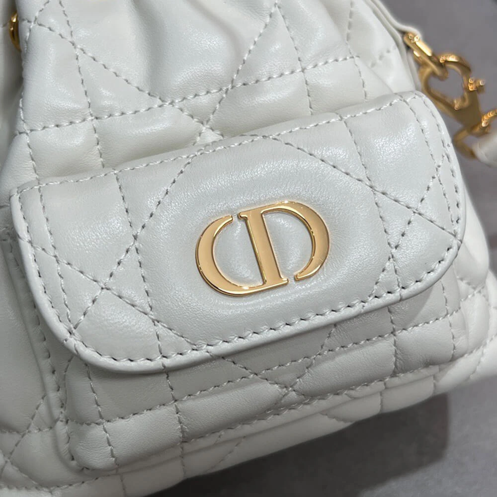 Dior Caro Nano Bucket Bag(HIGH-END GRADE) Refined 2220