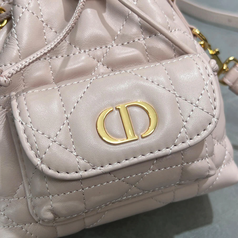 Dior Caro Nano Bucket Bag(HIGH-END GRADE) Comfortable 2222