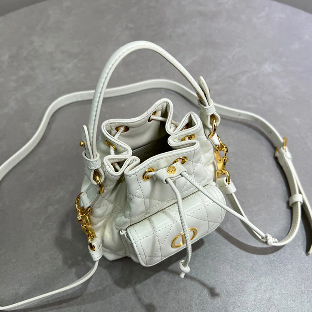 Dior Caro Nano Bucket Bag(HIGH-END GRADE) Refined 2220