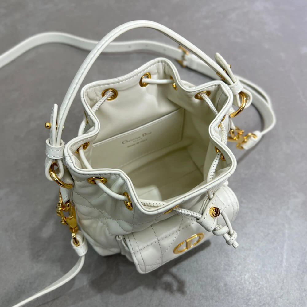 Dior Caro Nano Bucket Bag(HIGH-END GRADE) Refined 2220