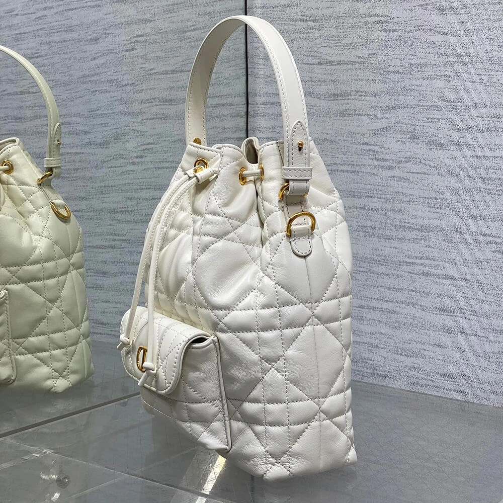 Dior Caro Small Bucket Bag Flexible 2155