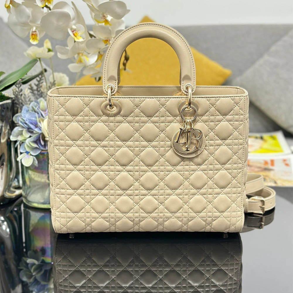 Dior Large Lady Dior Bag(HIGH-END GRADE) MultiPurpose 2061