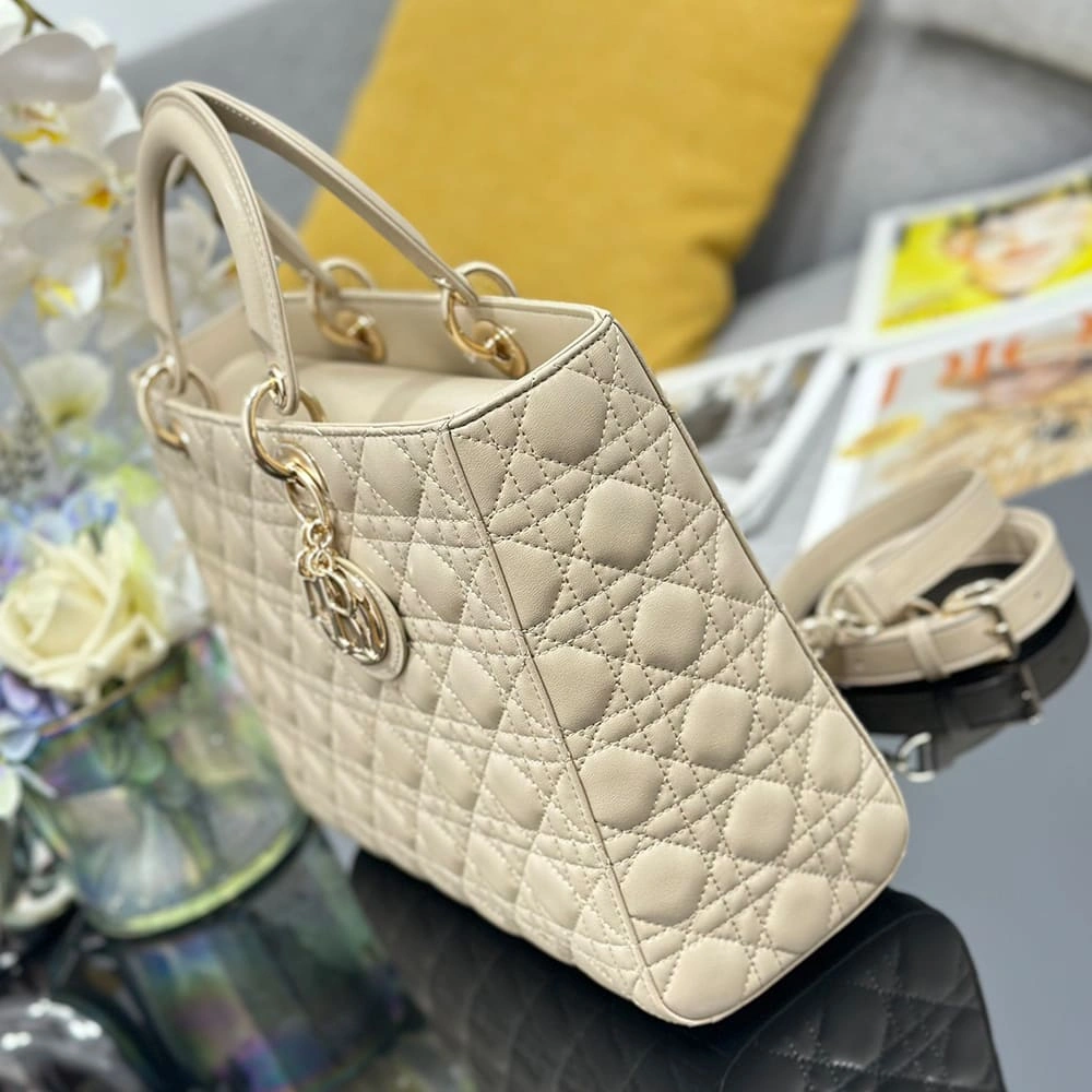 Dior Large Lady Dior Bag(HIGH-END GRADE) MultiPurpose 2061