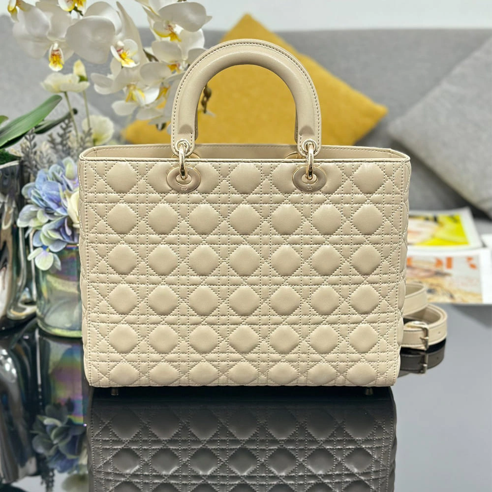 Dior Large Lady Dior Bag(HIGH-END GRADE) MultiPurpose 2061