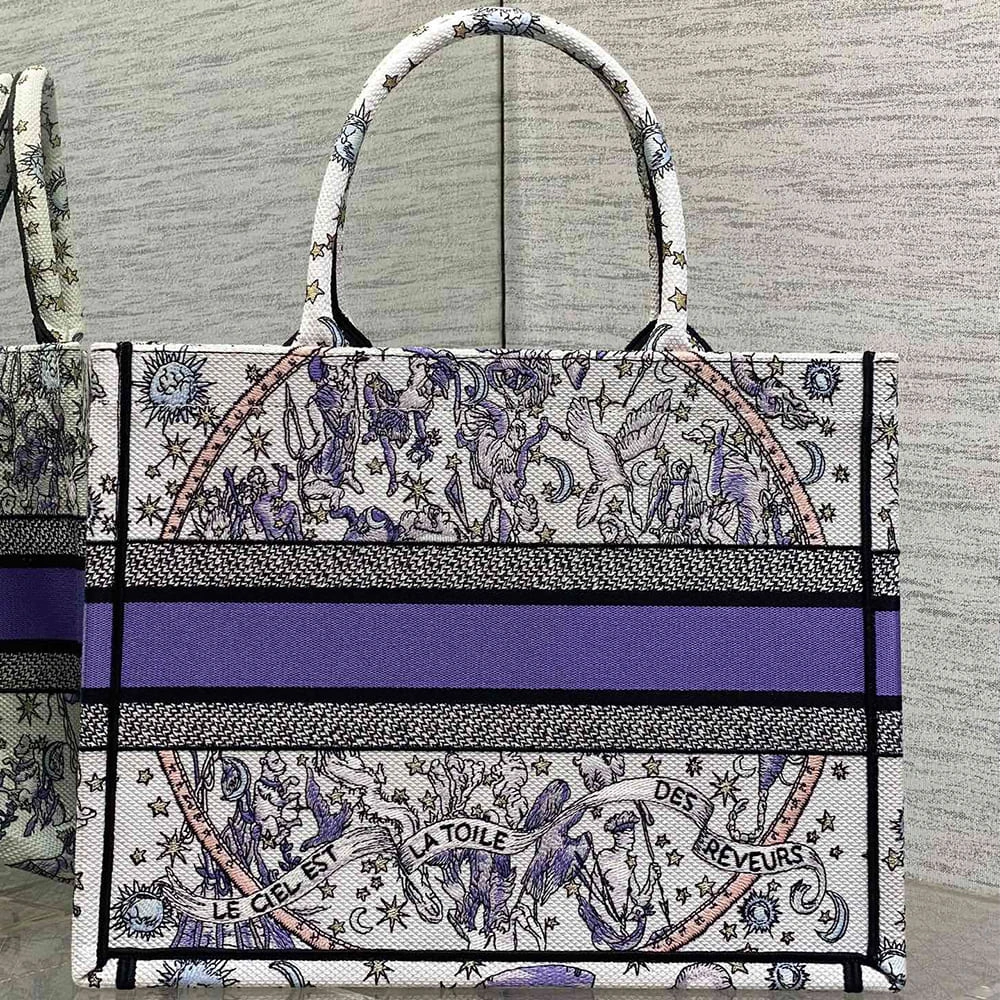 AllSeason Dior Lucky Medium Dior Book Tote 2063