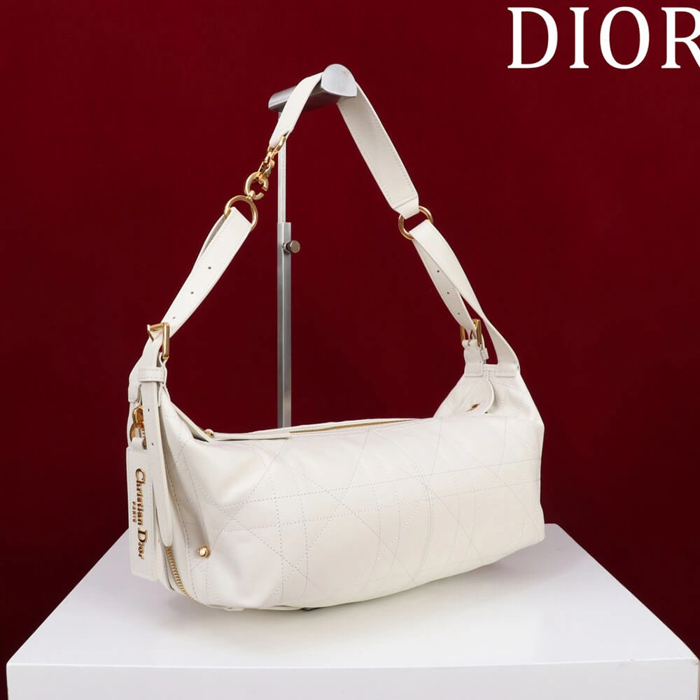 Popular Dior Medium D-Journey Bag in Vintage Smooth Calfskin(HIGH-END GRADE) 2184