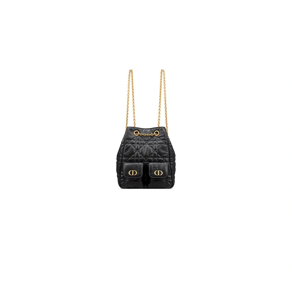 ComfortFit Dior Medium Dior Caro Multicarry Backpack with Chain(HIGH-END GRADE) 2101