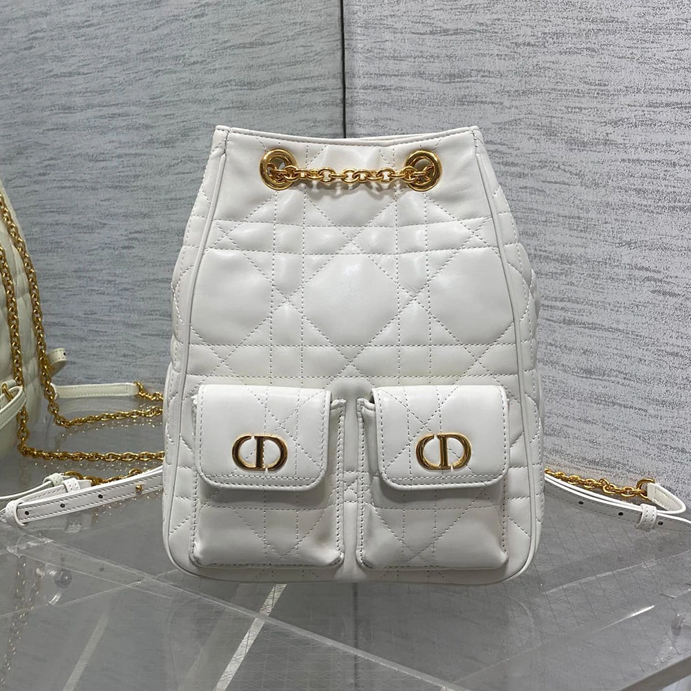 ModernLook Dior Medium Dior Caro Multicarry Backpack with Chain(HIGH-END GRADE) 2077