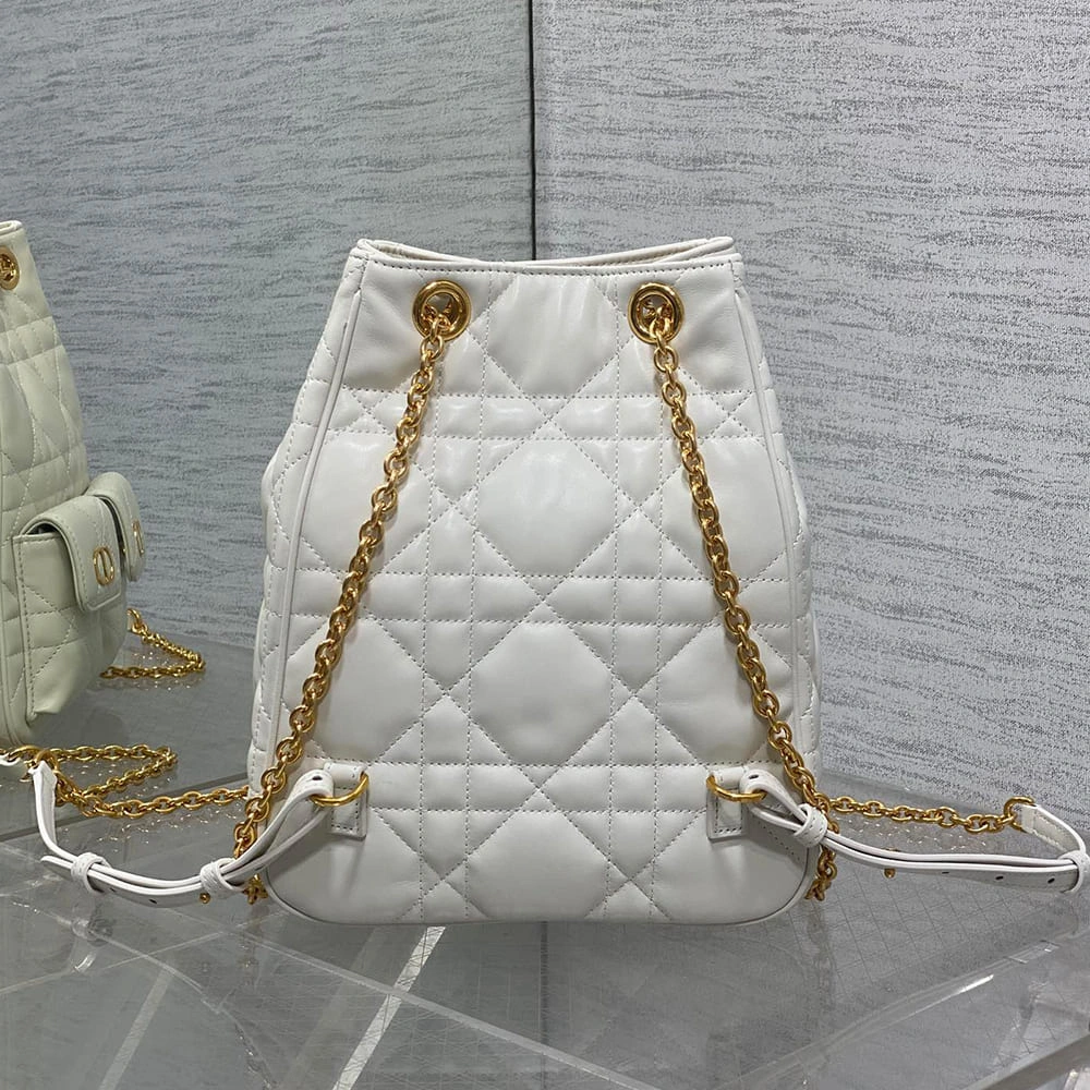 ModernLook Dior Medium Dior Caro Multicarry Backpack with Chain(HIGH-END GRADE) 2077