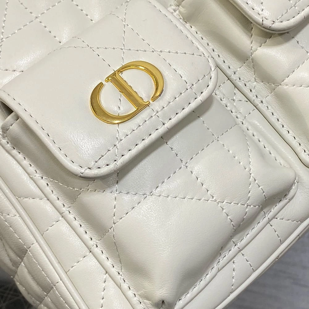 ModernLook Dior Medium Dior Caro Multicarry Backpack with Chain(HIGH-END GRADE) 2077