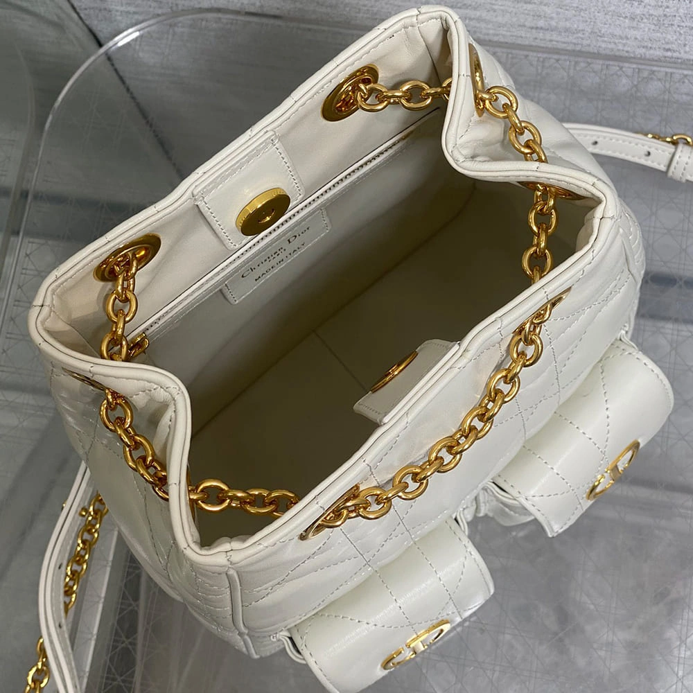 ModernLook Dior Medium Dior Caro Multicarry Backpack with Chain(HIGH-END GRADE) 2077