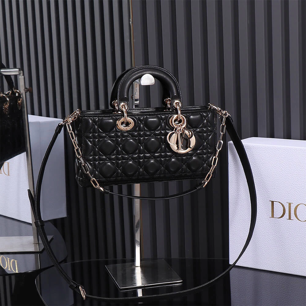 Dior Medium Lady D-Joy Bag(HIGH-END GRADE) Durable 2188