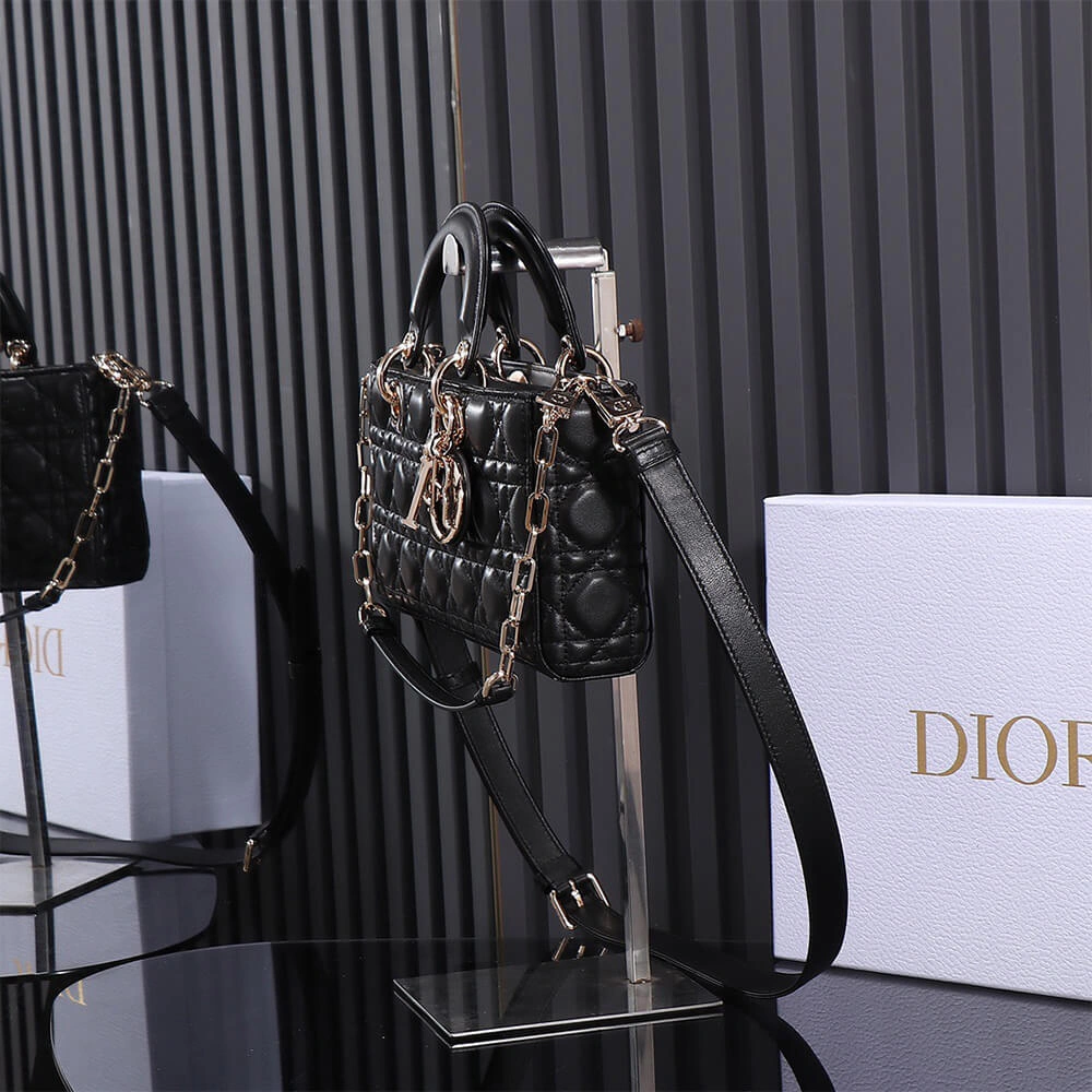Dior Medium Lady D-Joy Bag(HIGH-END GRADE) Durable 2188
