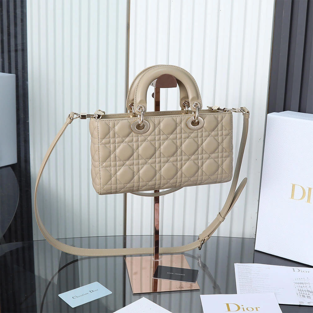 Comfortable Dior Medium Lady D-Joy Bag(HIGH-END GRADE) 2187