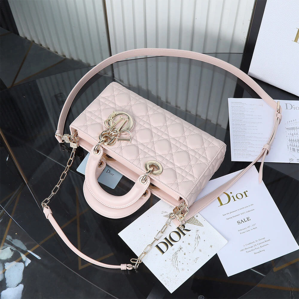 Dior Medium Lady D-Joy Bag(HIGH-END GRADE) ComfortFit 2253