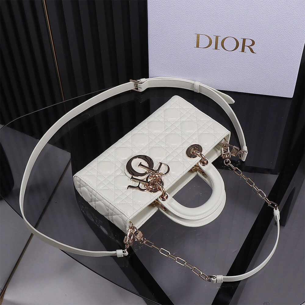 FastDry Dior Medium Lady D-Joy Bag(HIGH-END GRADE) 2186