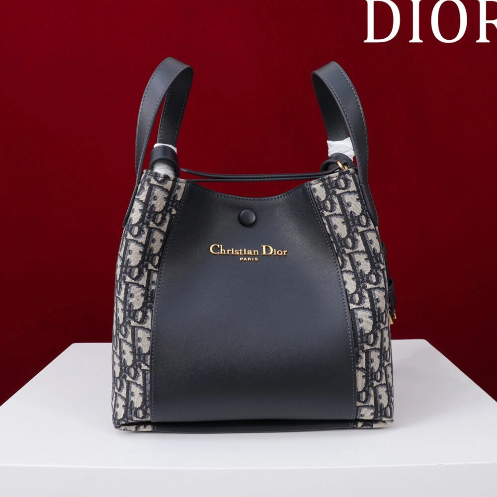 Dior Medium Signature Bucket Bag Colorful 2138