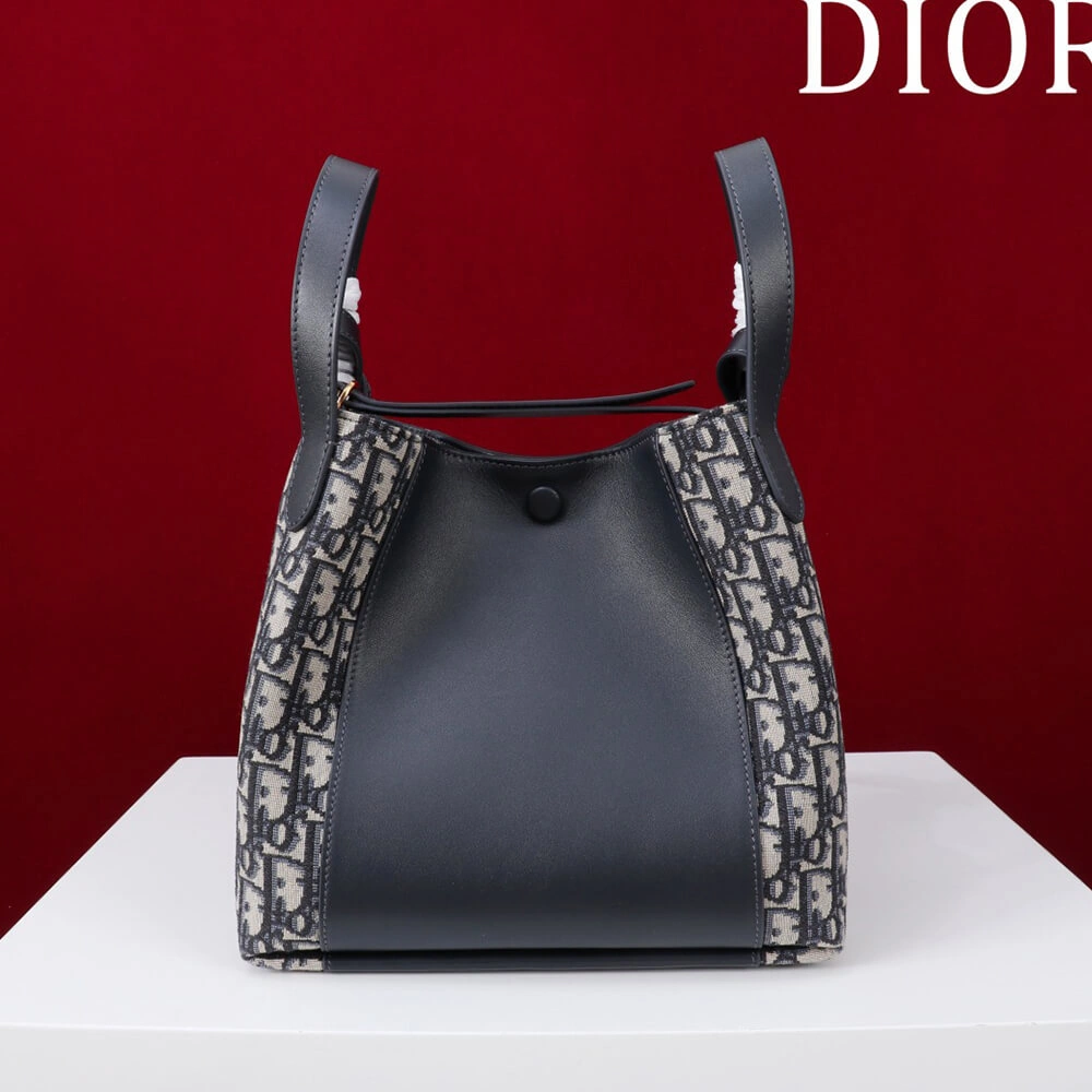Dior Medium Signature Bucket Bag Colorful 2138