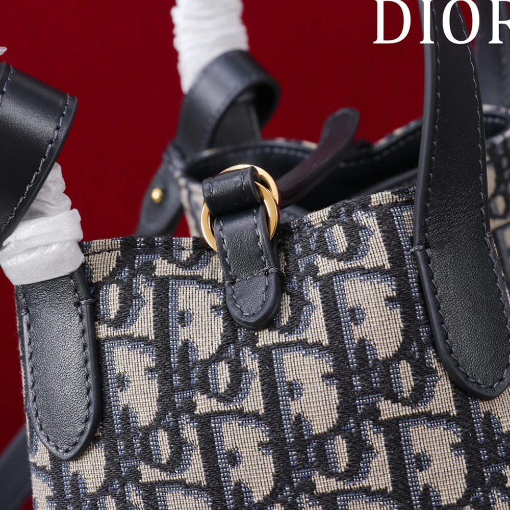 Dior Medium Signature Bucket Bag Colorful 2138