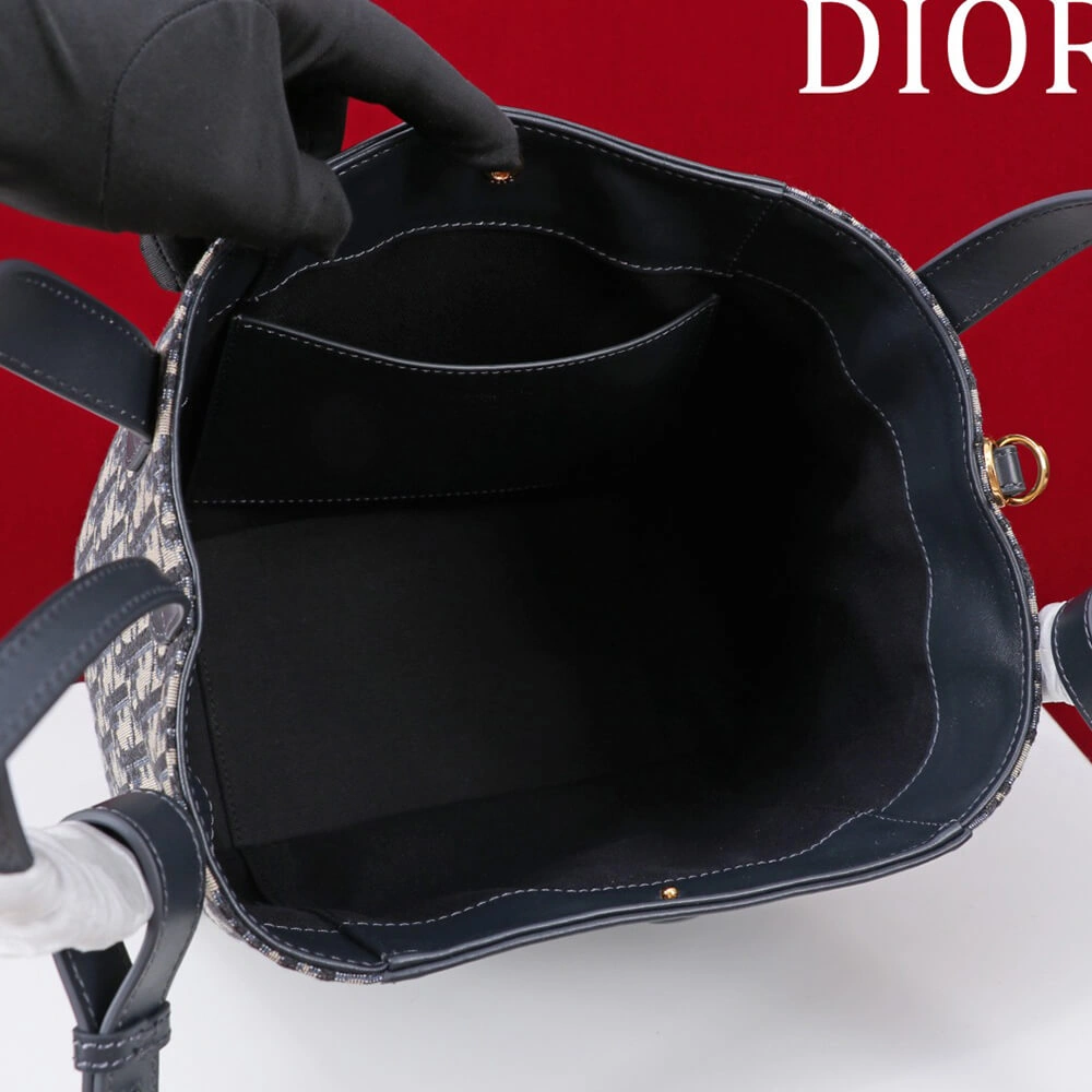 Dior Medium Signature Bucket Bag Colorful 2138