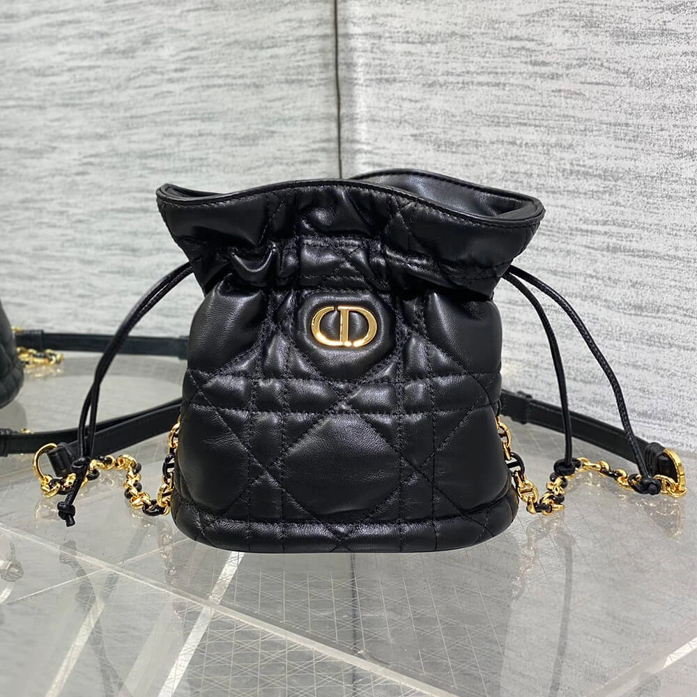 GoAnywhere Dior Miss Caro Drawstring Mini Bucket Bag 2164
