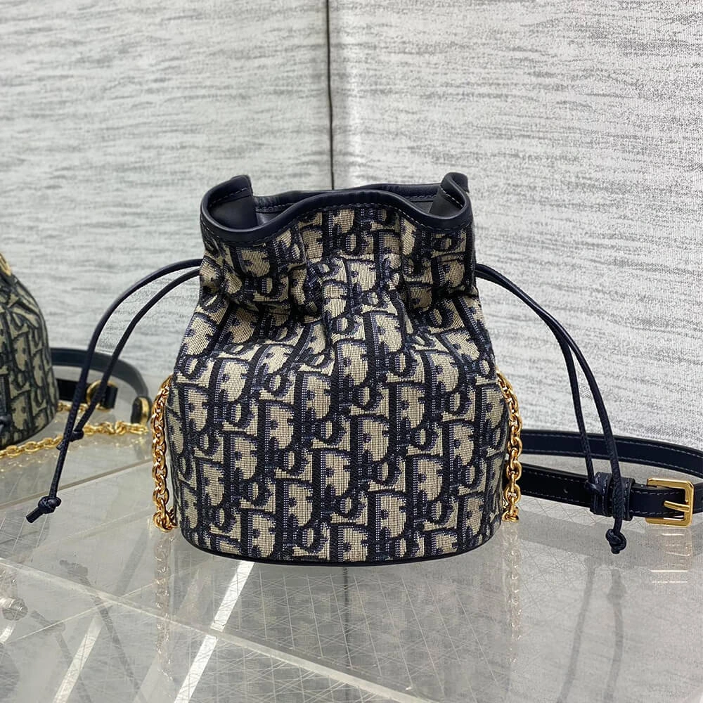 Dior Miss Caro Drawstring Mini Bucket Bag Effortless 2160
