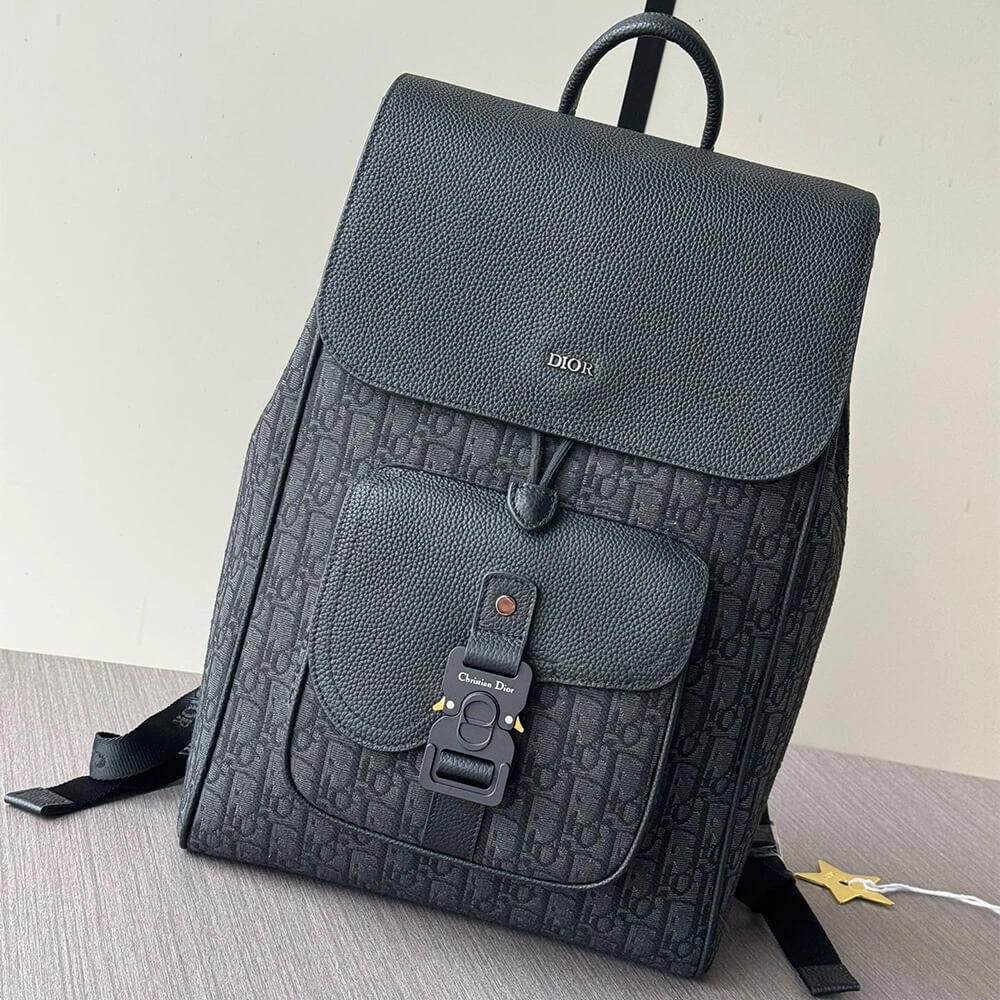 Dior Saddle Backpack with Flap(high-end grade) TravelReady 2339