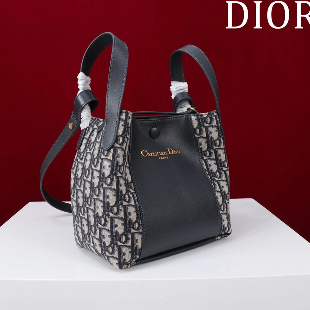 Casual Dior Small Signature Bucket Bag 2148