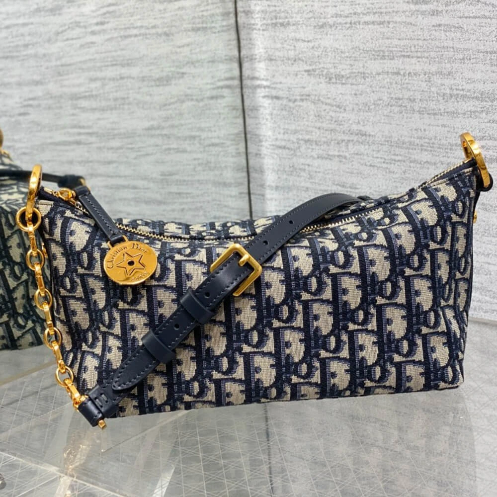 Bright Diorstar Hobo Bag with Chain 2180