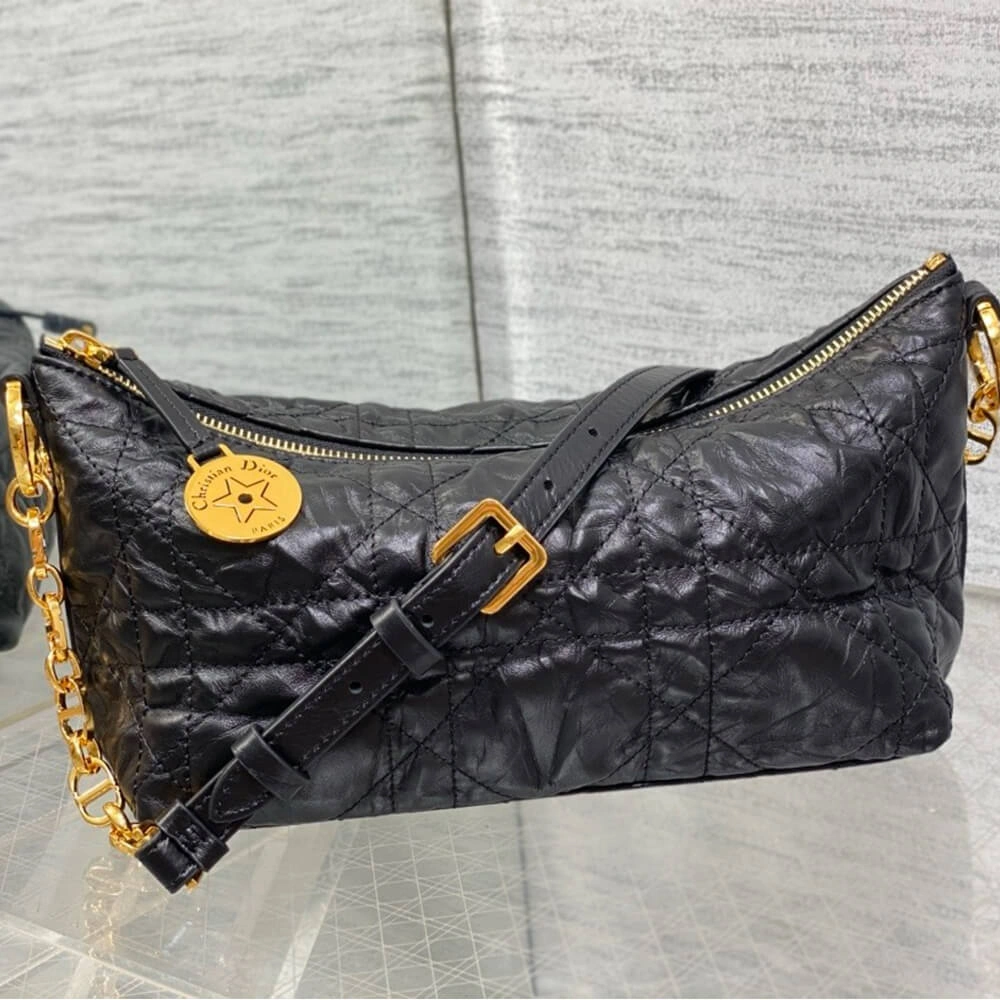 Bold Diorstar Hobo Bag with Chain 2183