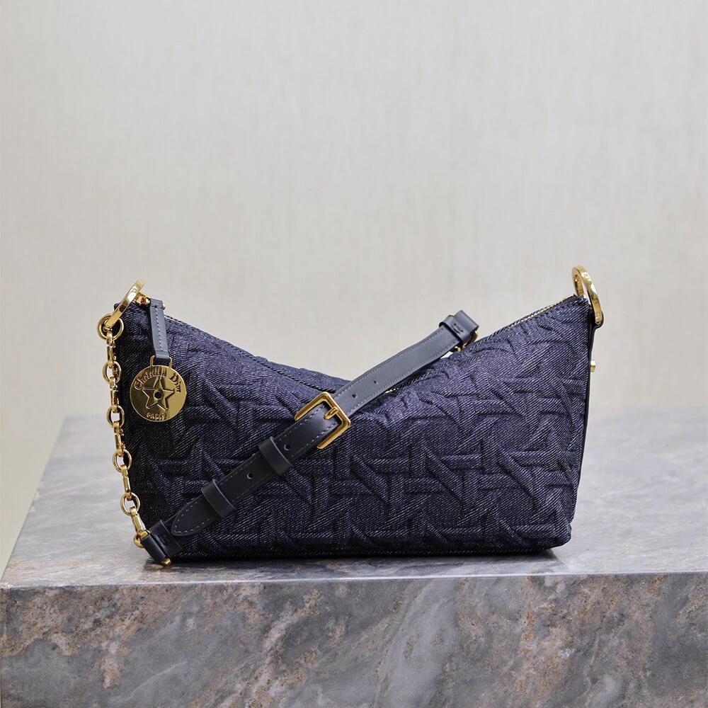 Compact Diorstar Hobo Bag with Chain 2191