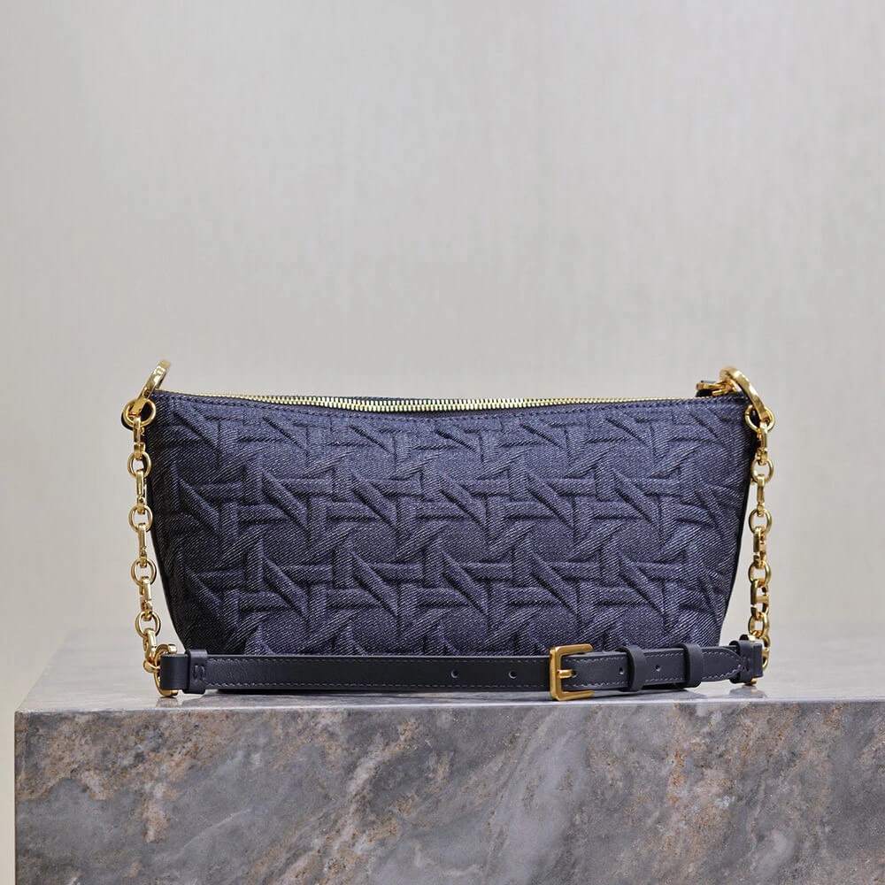 Compact Diorstar Hobo Bag with Chain 2191