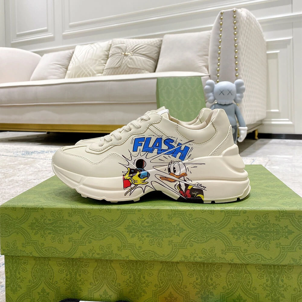 Disney x Gucci Rhyton ‘Donald Duck’ Sneaker Refined 3293