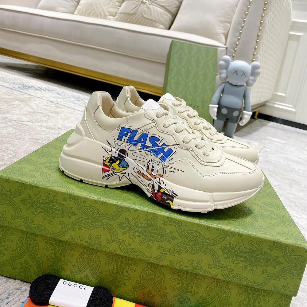 Disney x Gucci Rhyton ‘Donald Duck’ Sneaker Refined 3293