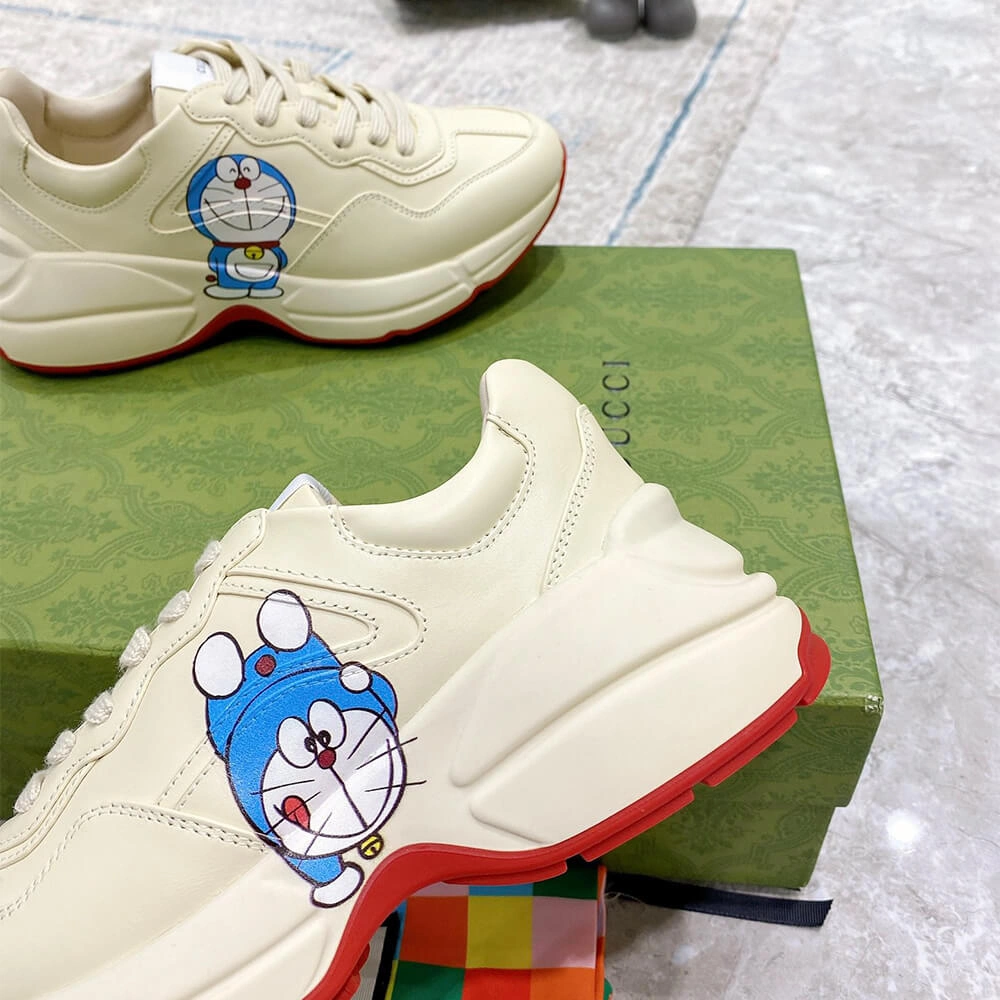 Versatile Doraemon x Gucci Rhyton Sneaker 3256