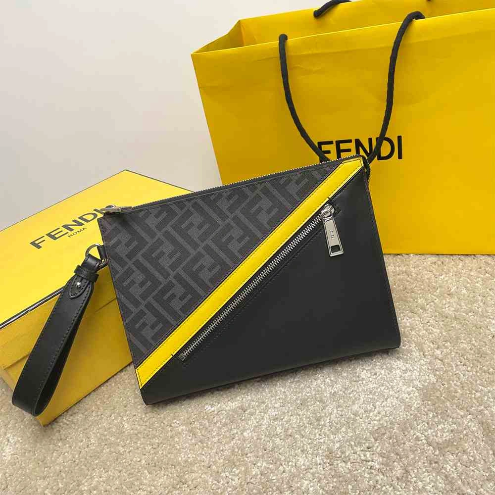 Fendi Diagonal Clutch FashionForward 3064