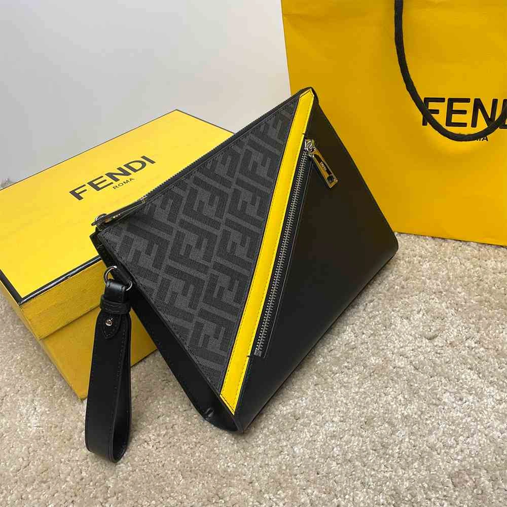 Fendi Diagonal Clutch FashionForward 3064