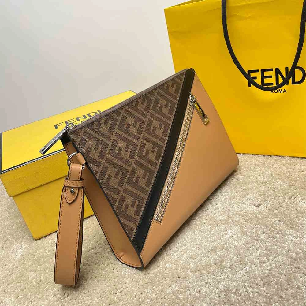 Fendi Diagonal Flat Pouch Affordable 3122