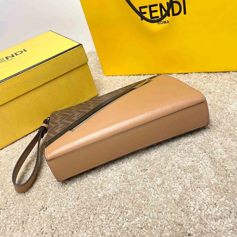 Fendi Diagonal Flat Pouch Affordable 3122