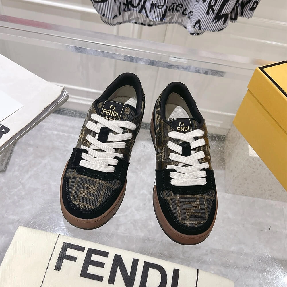 Supportive Fendi Match Sneakers 3432