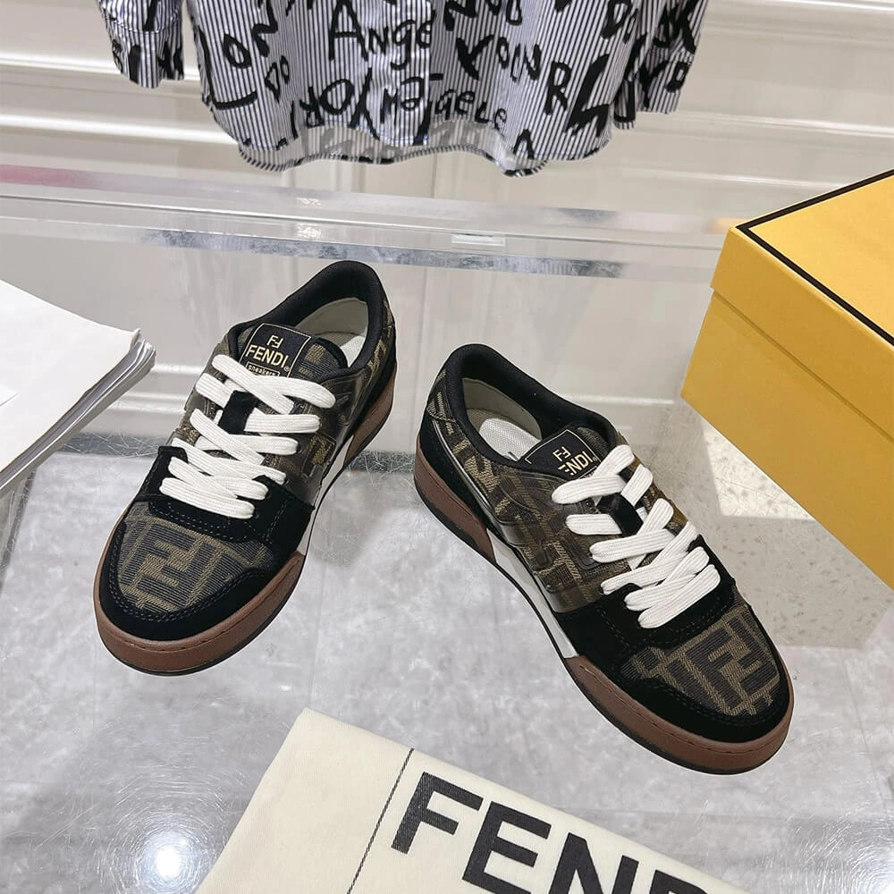 Supportive Fendi Match Sneakers 3432