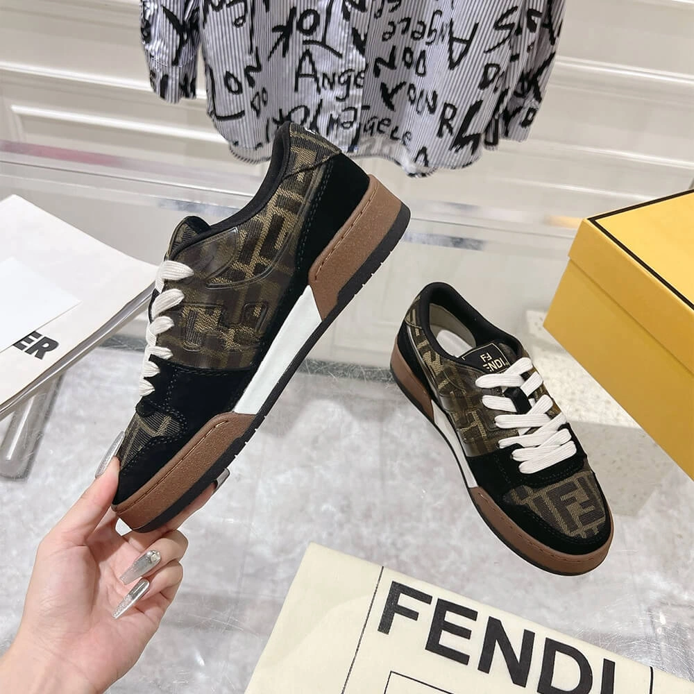 Supportive Fendi Match Sneakers 3432