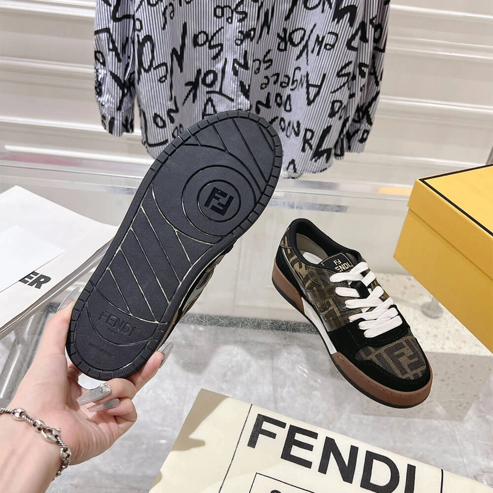 Supportive Fendi Match Sneakers 3432