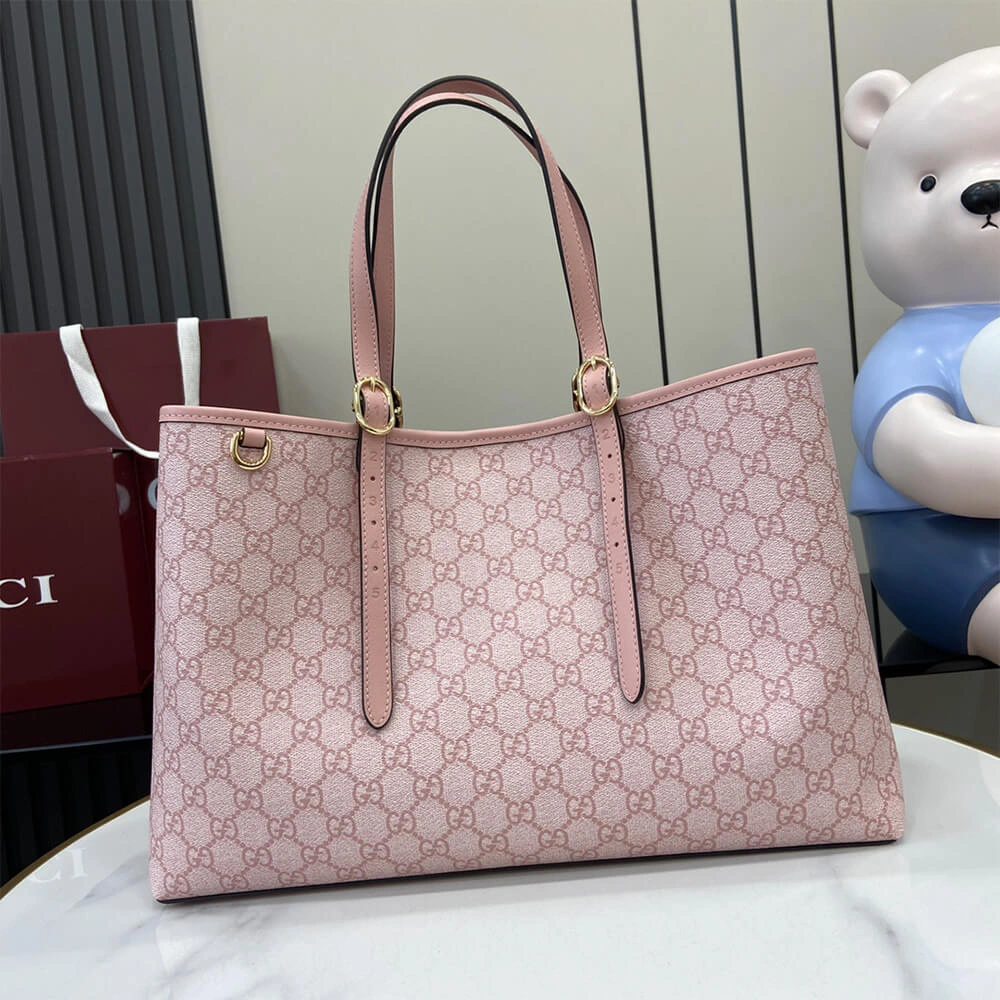 Sustainable GG Emblem large tote bag 1059