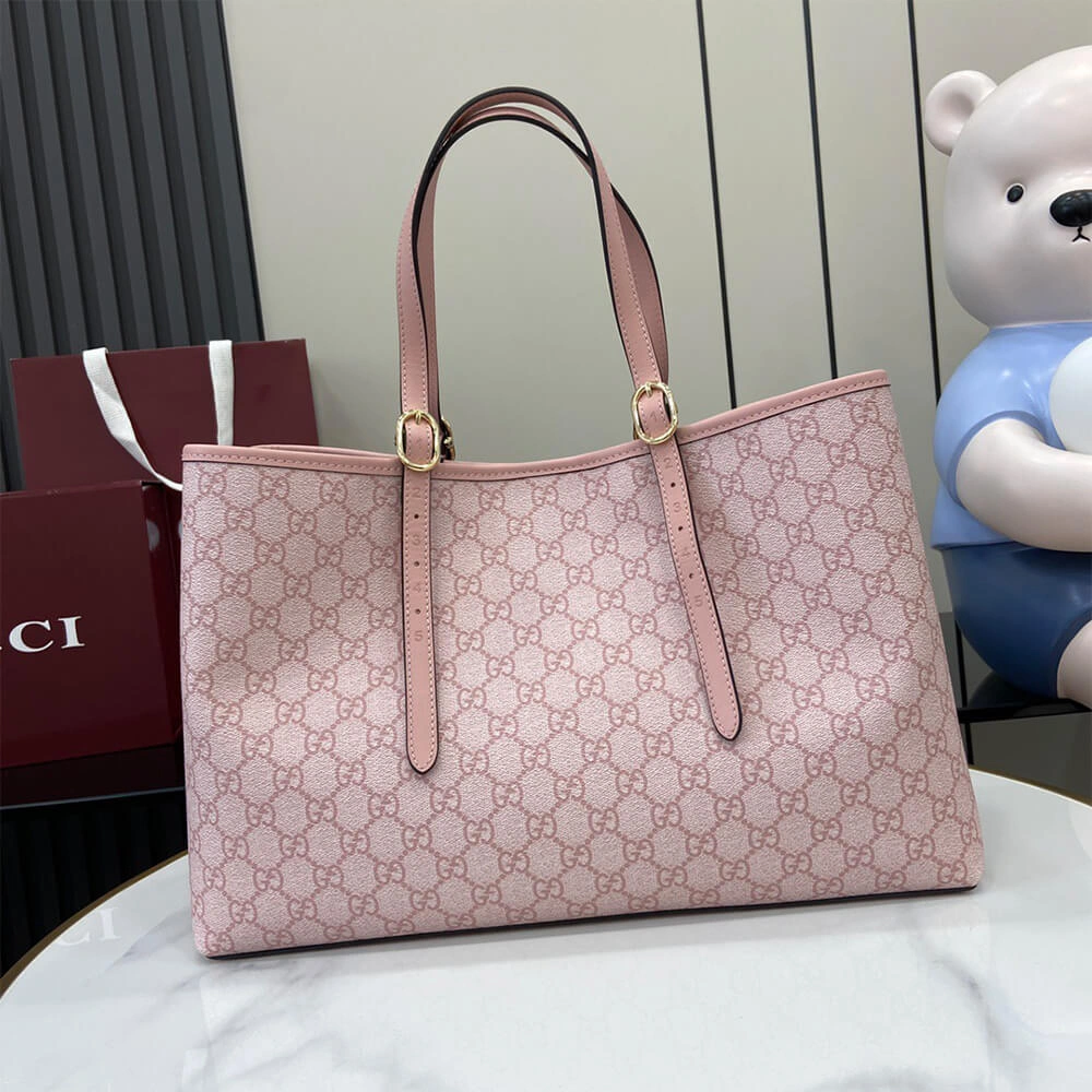 Sustainable GG Emblem large tote bag 1059