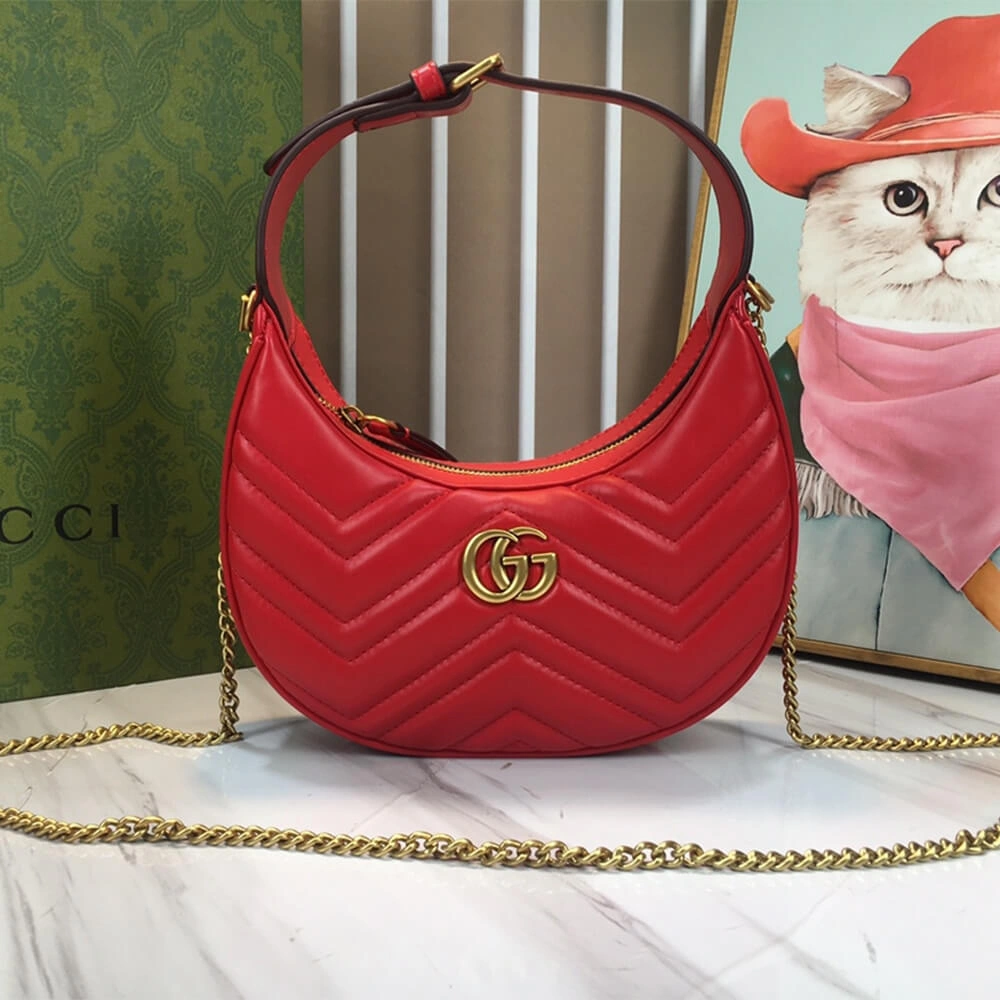 GG Marmont Mini Shoulder Bag ZipUp 1069