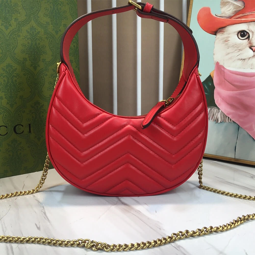GG Marmont Mini Shoulder Bag ZipUp 1069