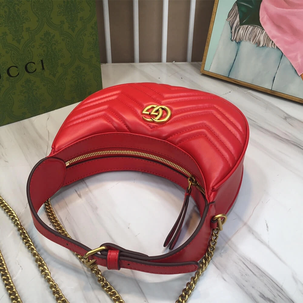 GG Marmont Mini Shoulder Bag ZipUp 1069