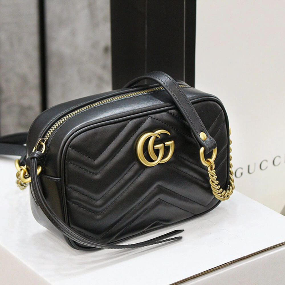 OdorResistant GG Marmont matelasse mini bag 1220