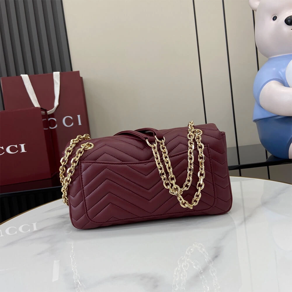 Attractive GG Marmont medium shoulder bag 1037
